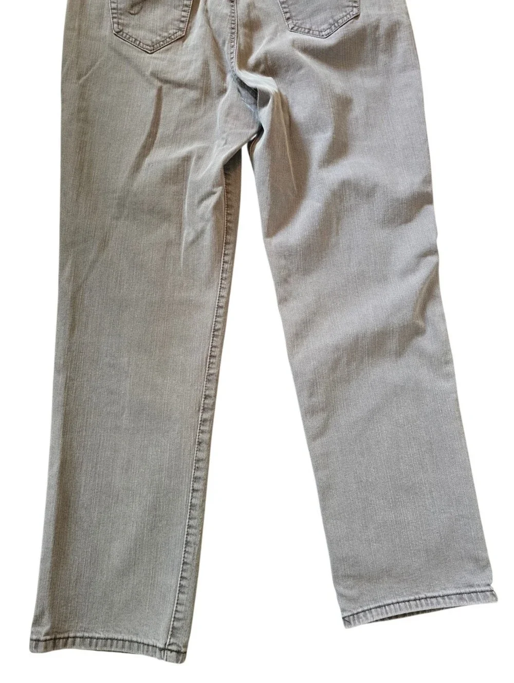 Bandolino BLU Mandie Gray Jeans Size 16